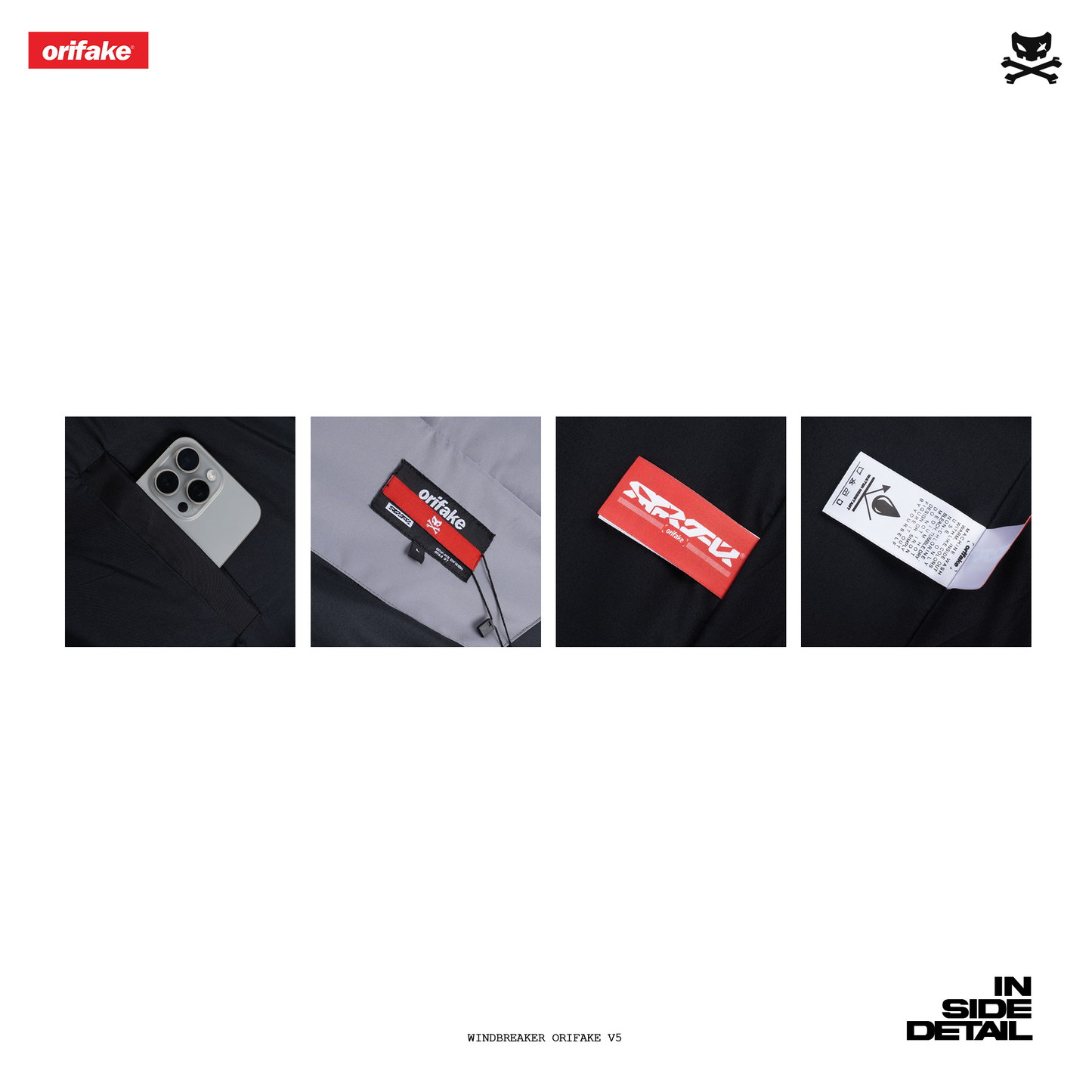 JACKET WINDBREAKER ORIFAKE V5 GREY