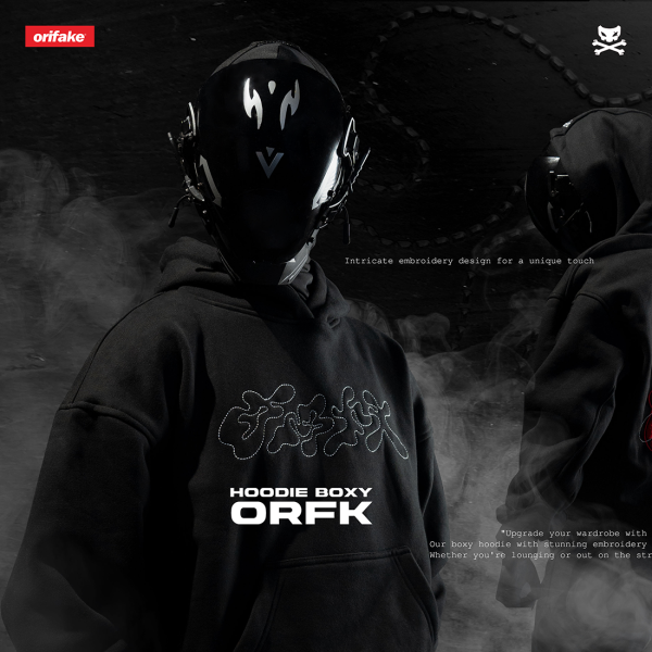 HOODIE BOXY EMBROIDERY ORFK