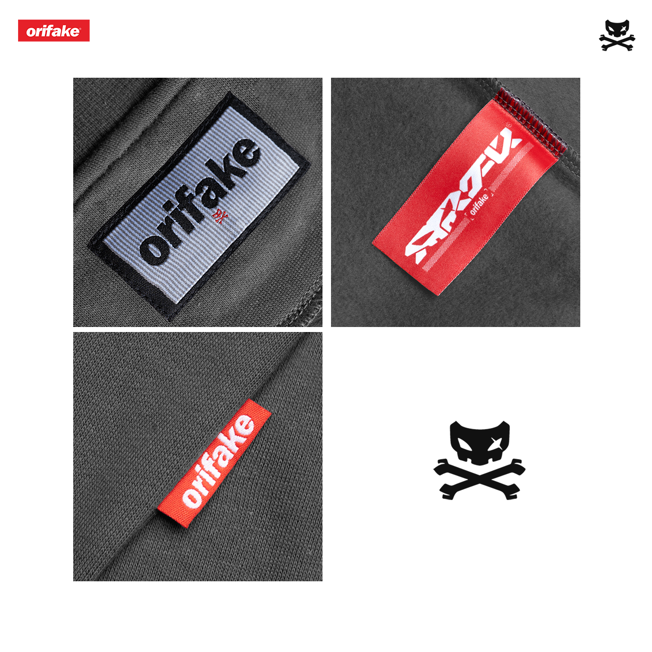 SWEATSHIRT ORIFAKE SUBLIMITY GREY