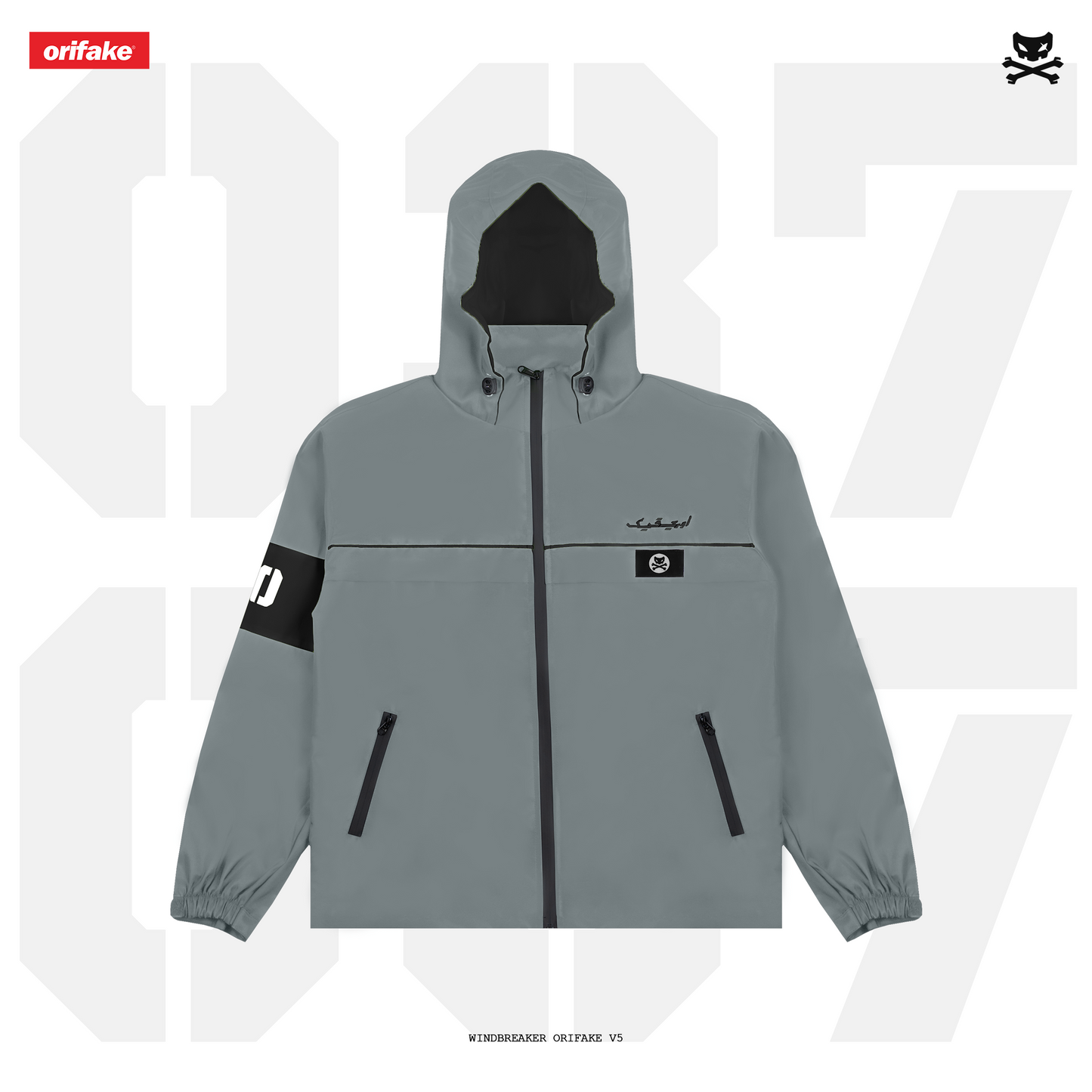 JACKET WINDBREAKER ORIFAKE V5 GREY